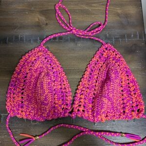 Colorful Crochet Bikini Top